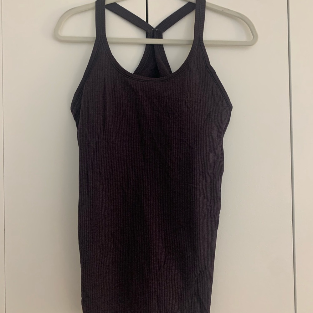Purple LULULEMON workout top
